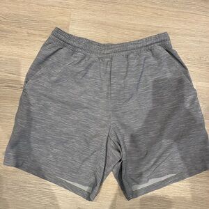 Lululemon Athletica Men's Heather Gray Athletic Shorts